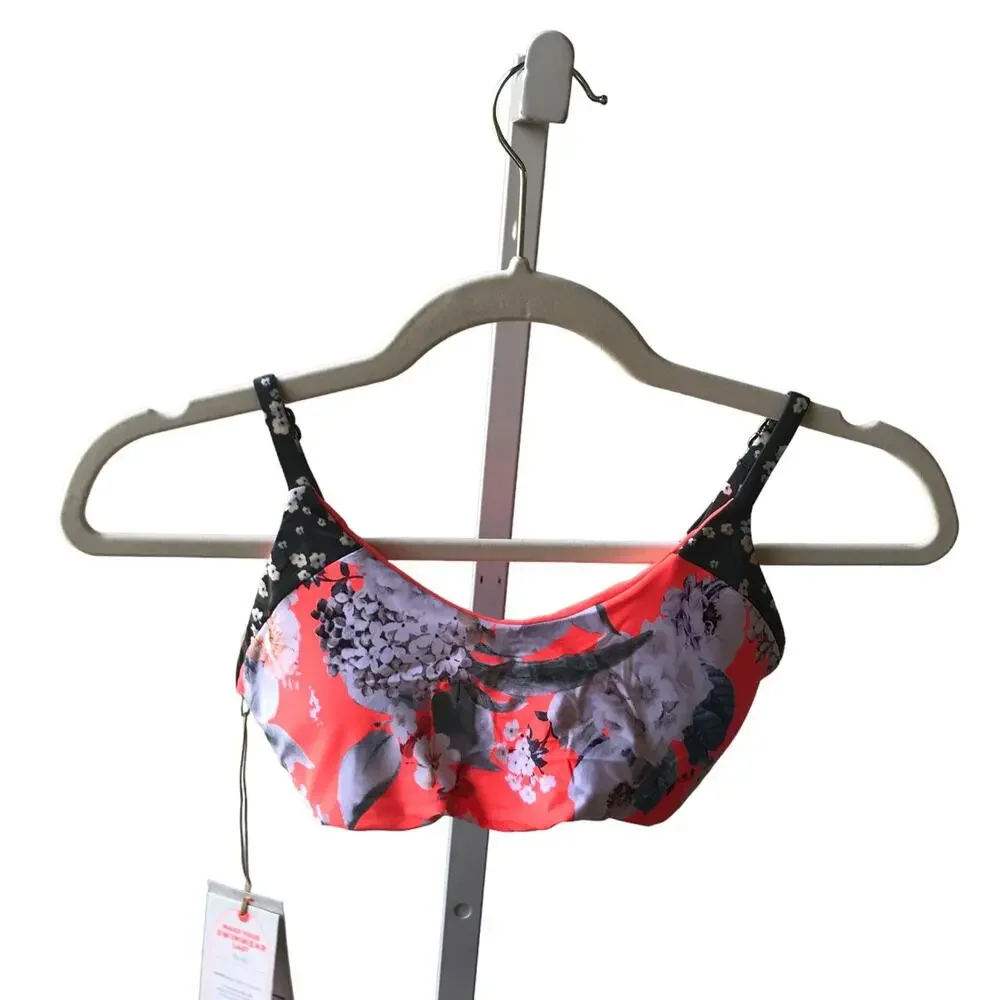 Maaji Bouquet Multicolor Twister 4 Way Reversible Bikini Top